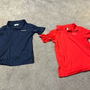 Columbia collared shirt 2 pack Blys size large (14-16) NWOT